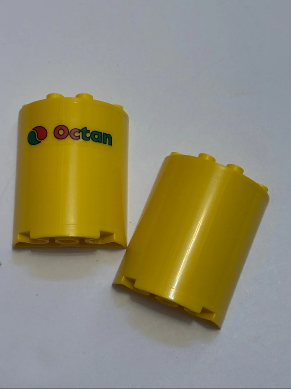 LEGO OCTAN BRICKS Lego Yellow Cylindrical Octan Bricks (2) - Picture 2 of 7
